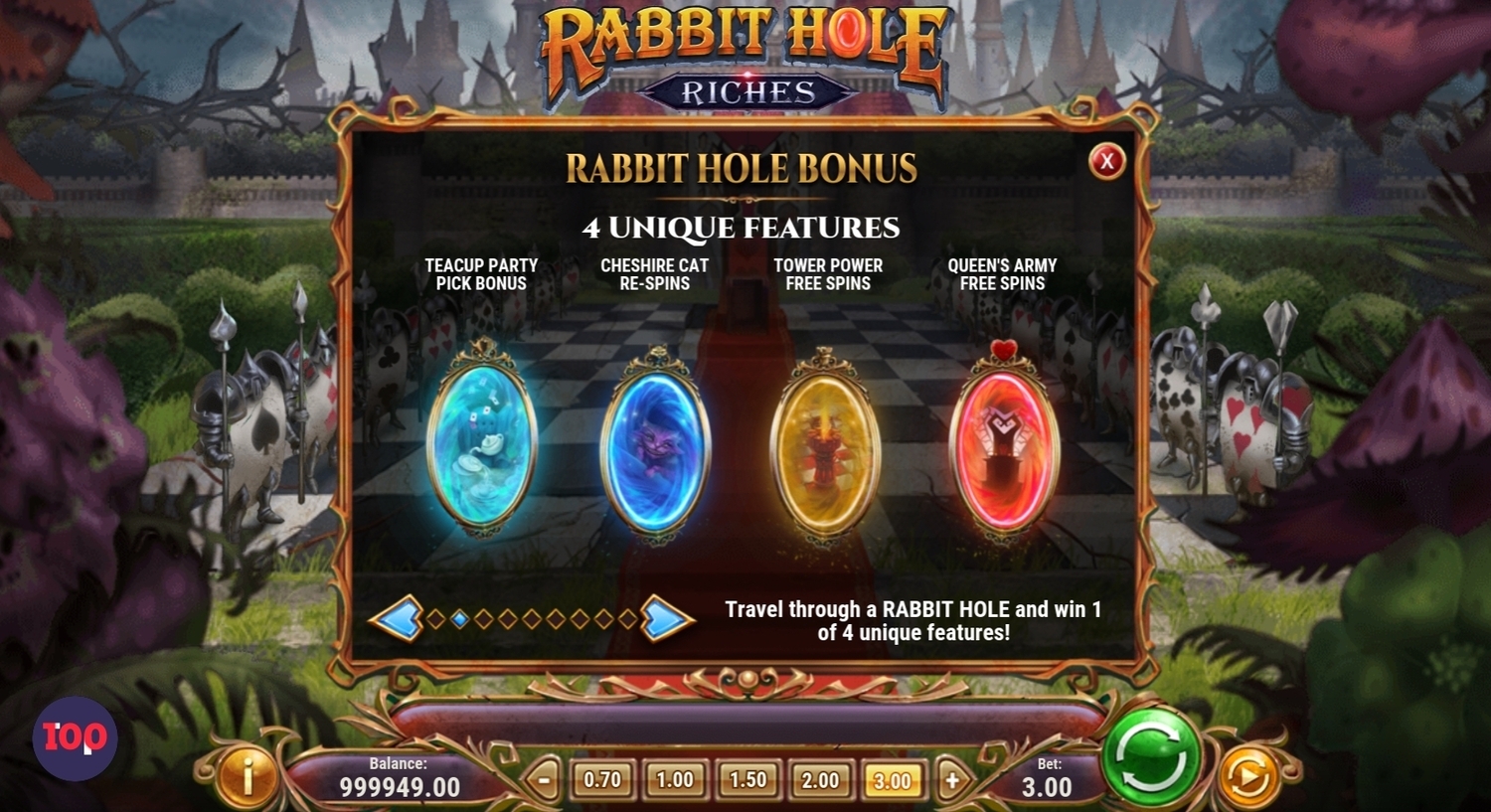 Rabbit Hole Riches by Play'n GO