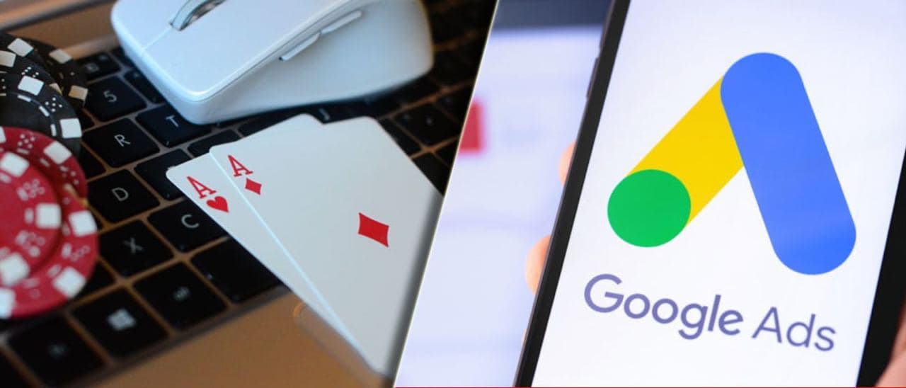 Gambling ads blocker by Google