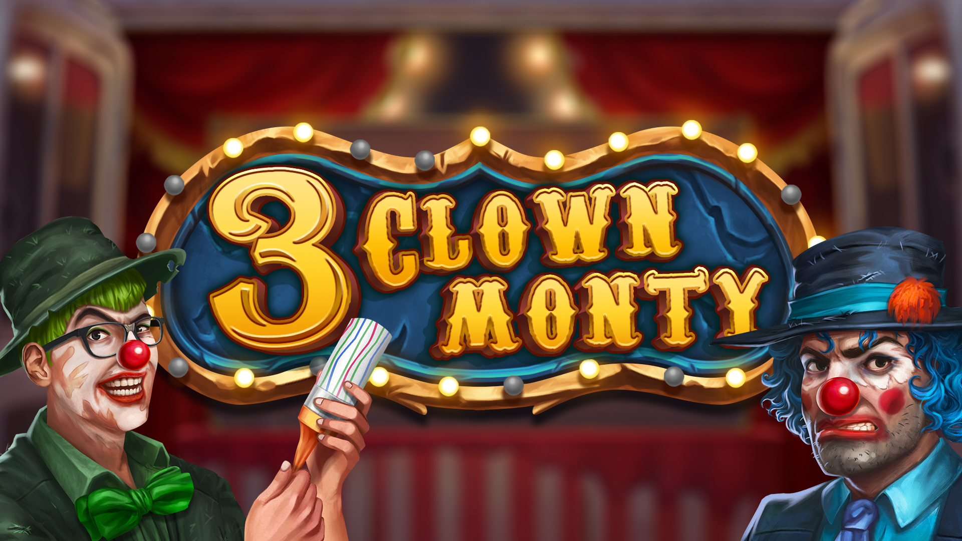 3 Clown Monty spilleautomat fra Play`n GO